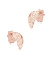 Butterfly Wings Silver Stud Earring STS-6361